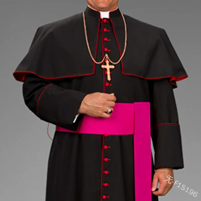 Пояс для священника римского черного цвета пояс одежды средневековый ритуал