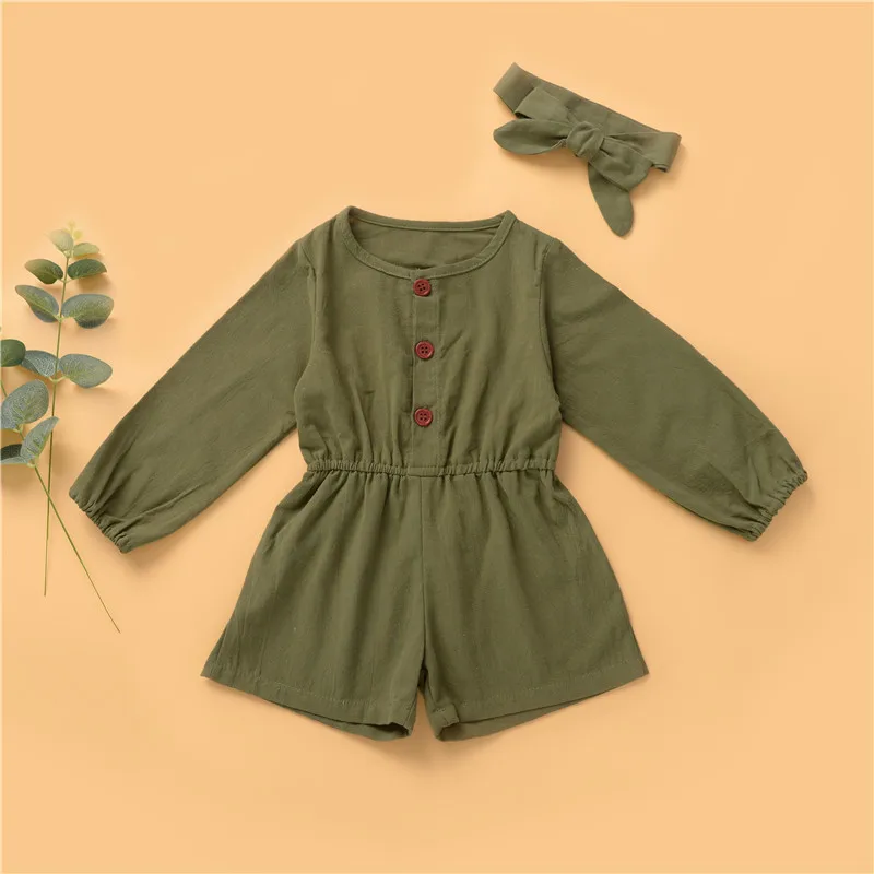 Для маленьких девочек серо зеленого цвета с длинными рукавами и круглым вырезом