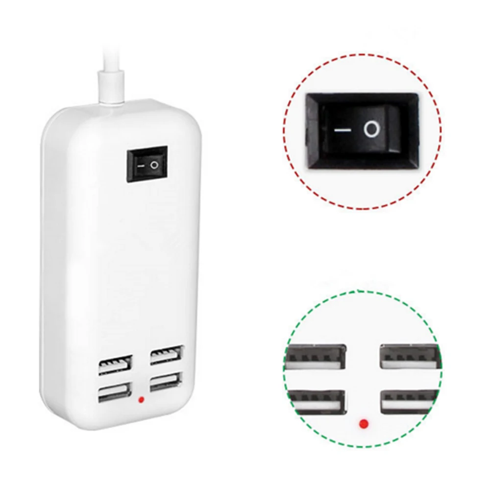 Быстрое зарядное устройство USB для мобильного телефона Android Iphone адаптер планшета