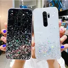 Прозрачный чехол с блестками Тонкий Высококачественный защитный чехол для OPPO Realme C12 C15 3 5 6 iPad Pro C2 C3 X7 X50 C11 OPPO A55 A52 A72 A15 A5 A9 2020 A92 A92S Мягкая обложка