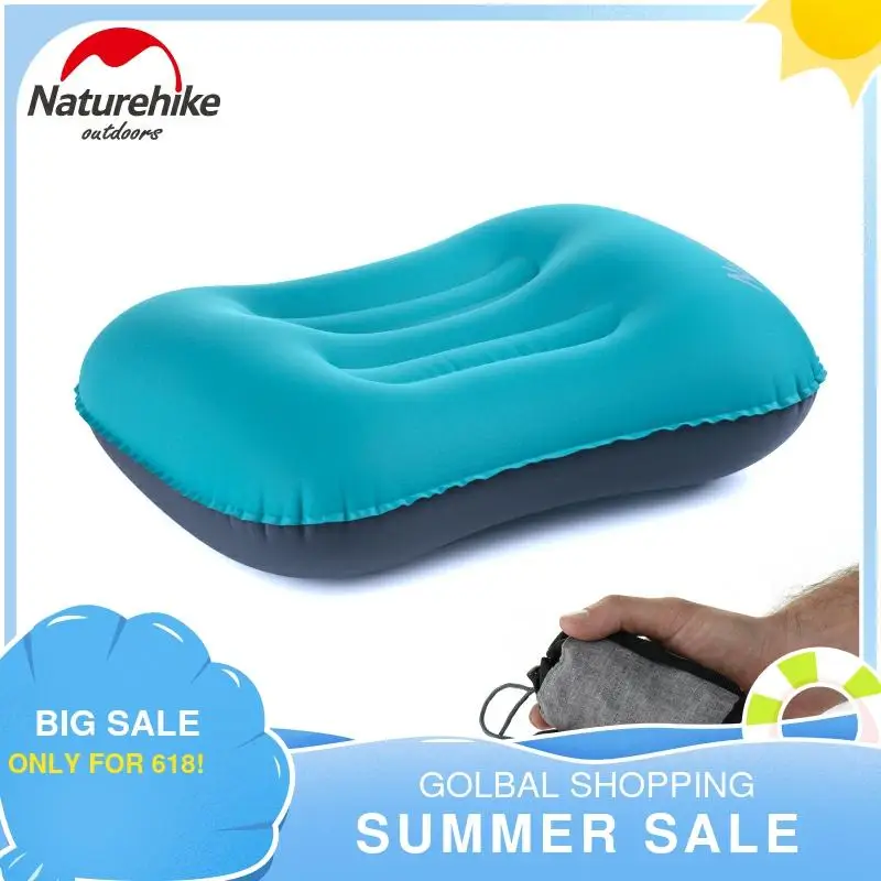 Надувная подушка Naturehike для отдыха на природе кемпинга портативная шеи дорожная