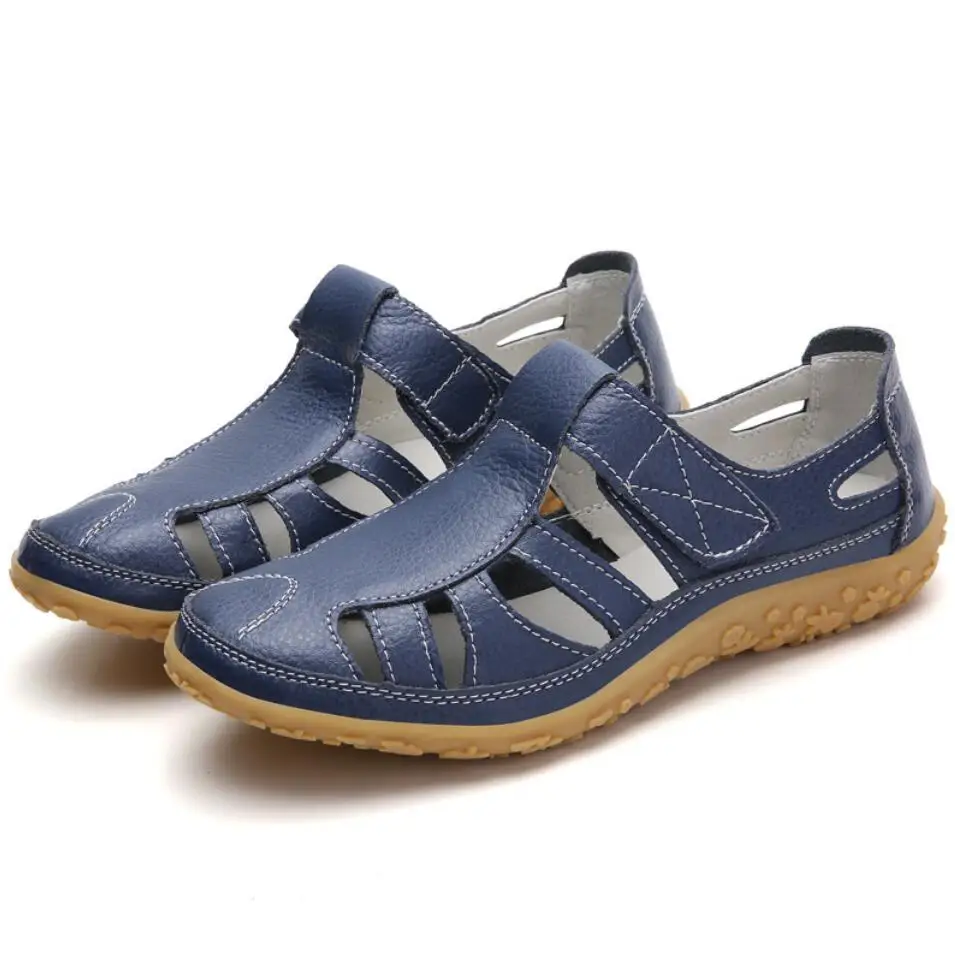 2021Hot для женщин женские ботинки мамы Обувь из натуральной кожи Сандалии на