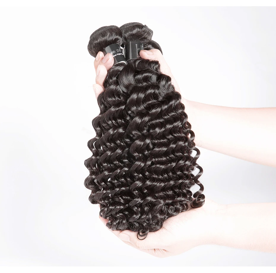 [HJ Weave beauty] OneCut волосы P бразильские волосы, волнистые пряди, глубокая волна, 8-30 дюймов, P remy волосы для наращивания, натуральный цвет