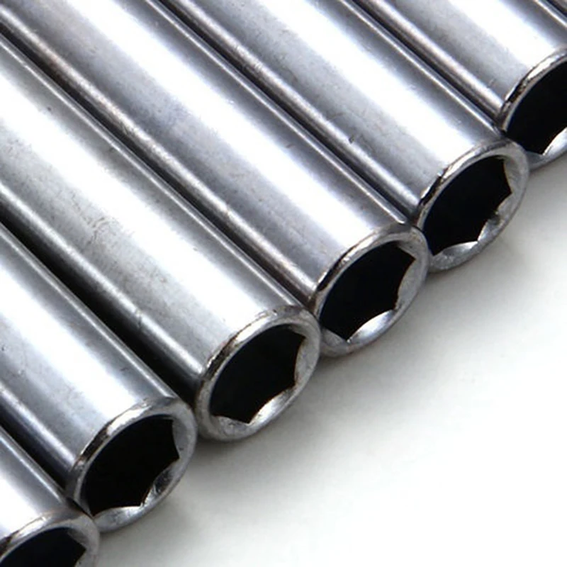 

10 Pcs Sleeve Connection Extension Rod Wind Batch Head Extension Rod 1/4 Connection Rod 65mm Extension Rod