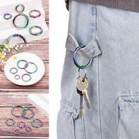 push trigger colorful zinc alloy hooks carabiner purses handbags snap clasp clip bag belt buckle spring o ring buckles