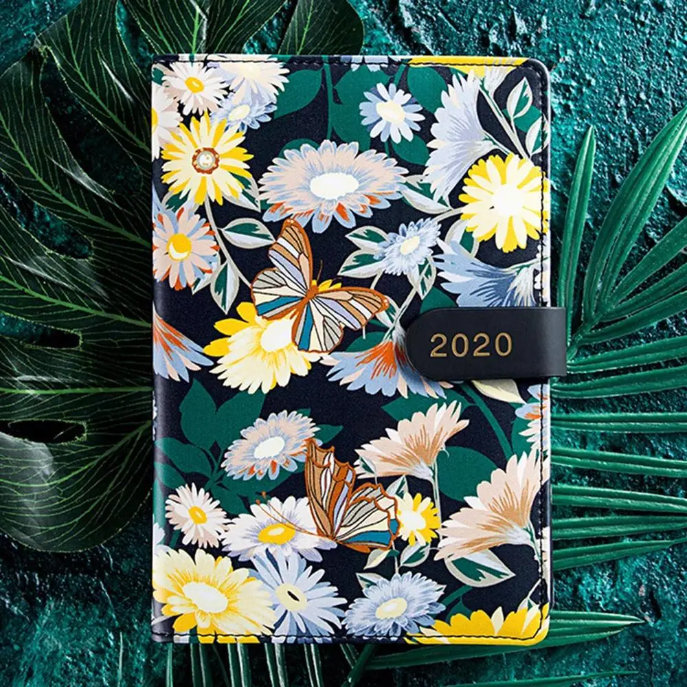 Agenda 2020 планировщик Orgainzer B6 дневник блокнот в сетку Kawaii Корейская ежемесячная