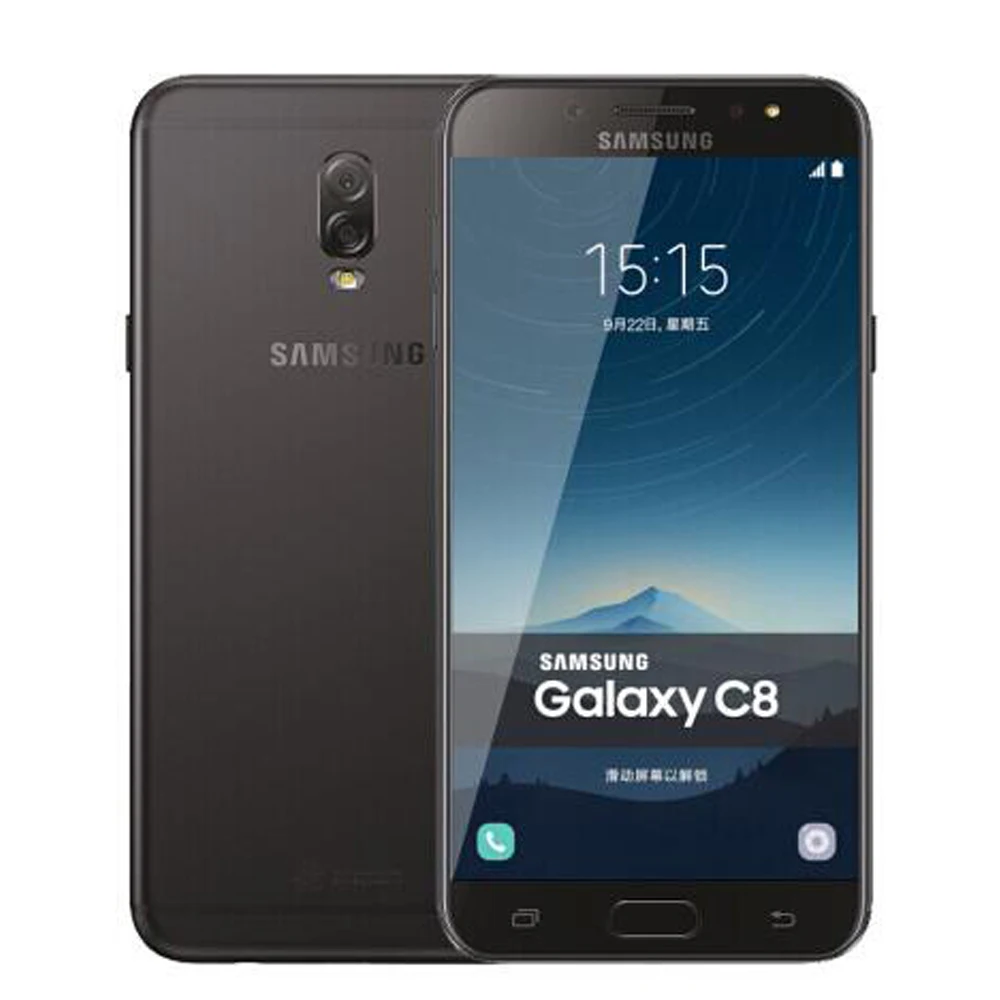 Оригинальный разблокированный Samsung Galaxy C8 C7100 64 Гб ПЗУ GSM LTE Android мобильный телефон