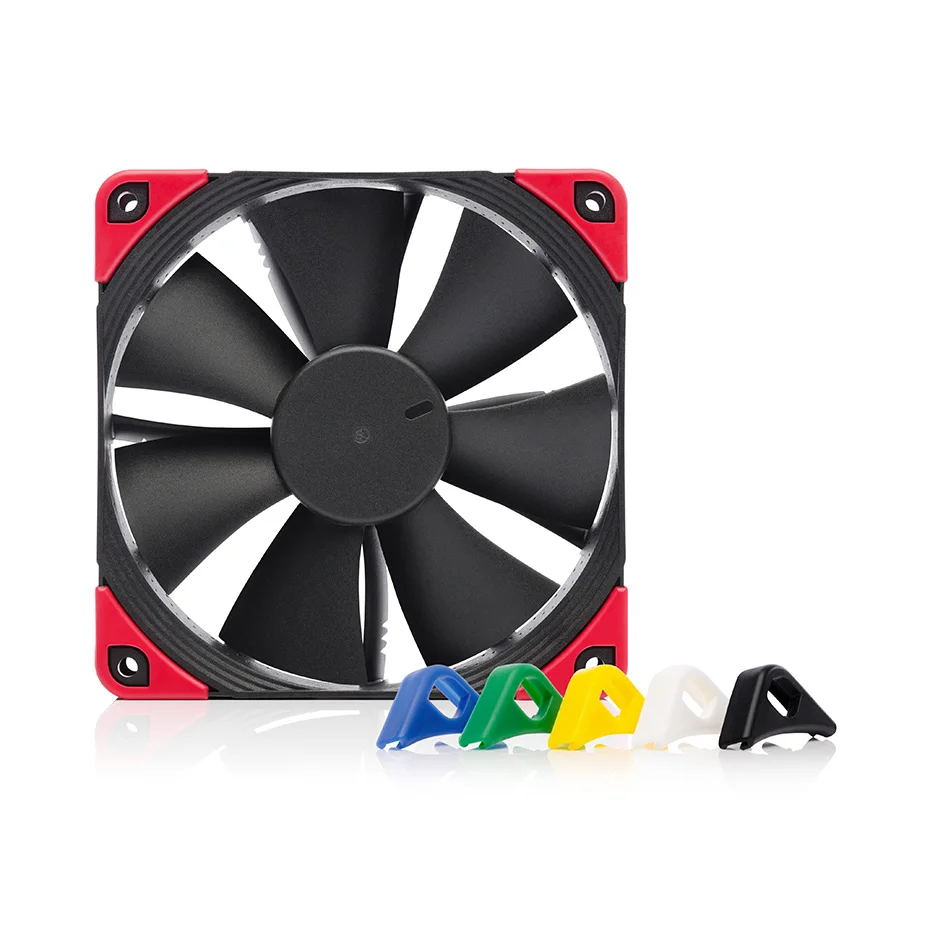 Noctua NF-F12 PWM chromax. Черный. Поменяйте 120 мм корпус бесшумный вентилятор SSO2 подшипник 12V