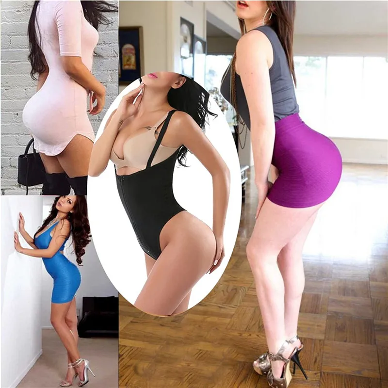 

Waist Trainers G-string Shaper Bodysuit Women Postpartum Firm Control Thongs Full Body Briefer Shapewear Model Stap