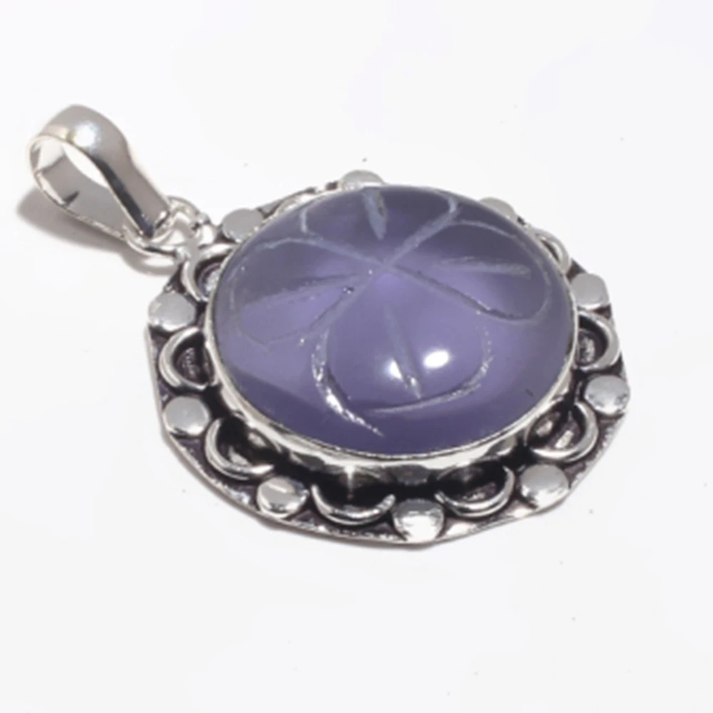 

Smokey Quartz Pendant Silver Overlay over Copper , Women Jewelry gift