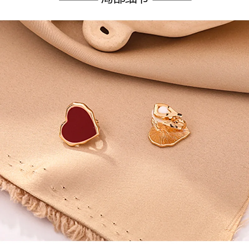 Серьги-клипсы Женские Геометрические золотистые 5 шт. | Украшения и аксессуары