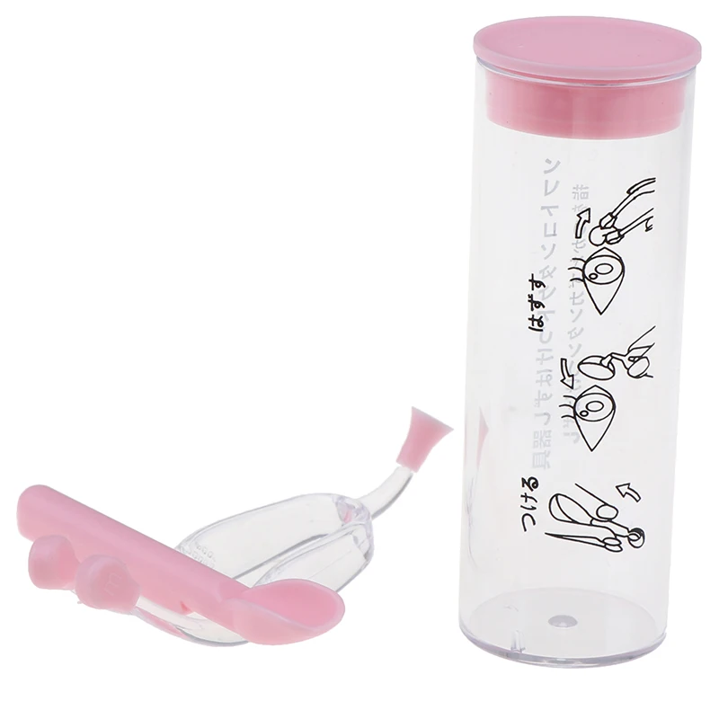 

Eye Care Contact Lenses Inserter Remover Silicone Soft Tip Tweezer Stick Case Set Wearing Tools