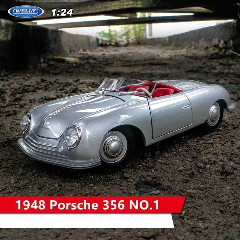 356 NO.1 Welly 1:24 Porsche 911 Turbo 3,0 модель автомобиля из сплава Модель автомобиля украшение автомобиля коллекция Подарочная игрушка Литье под давлением модель игрушка для мальчиков - Цвет: 356 NO.1