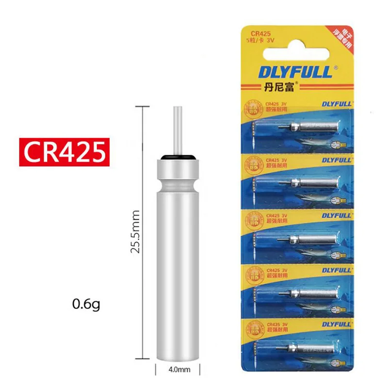 10 Pcs/Lot CR425 CR435 CR322 CR311 Fishing Float Battery Night Lithium Pin Cell Accessory F80 |