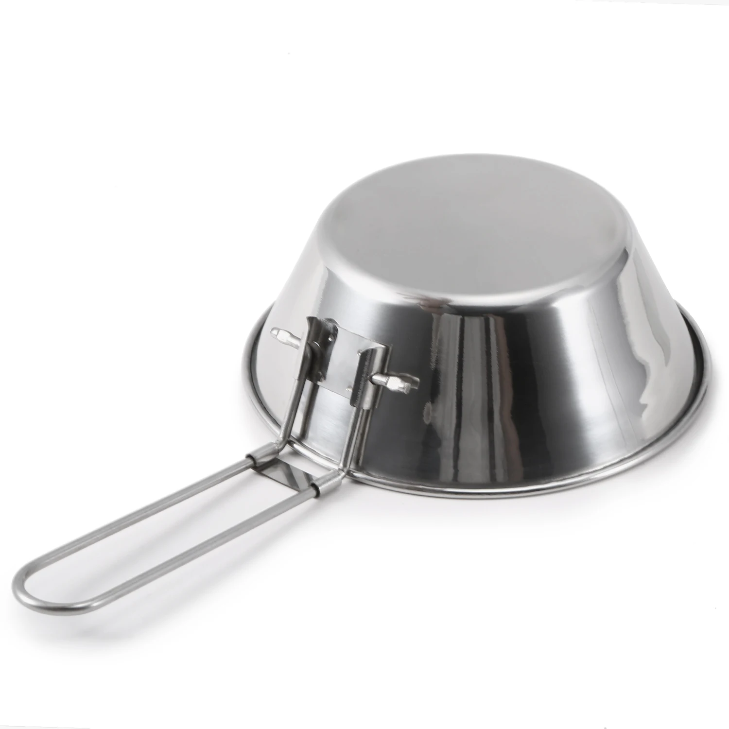 Титановая чаша Lixada со складной ручкой принадлежности для кемпинга походов