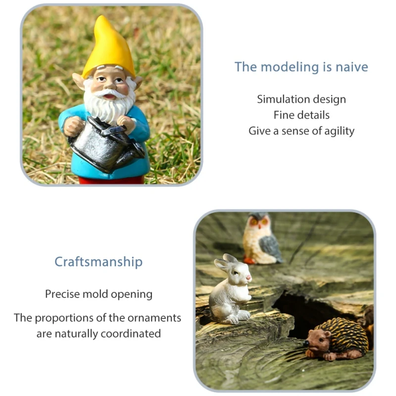 

Creative Personality Resin Crafts, Surprise Christmas Gifts, Unique Birthday Gifts, Fashion Dwarf Trend Accessories