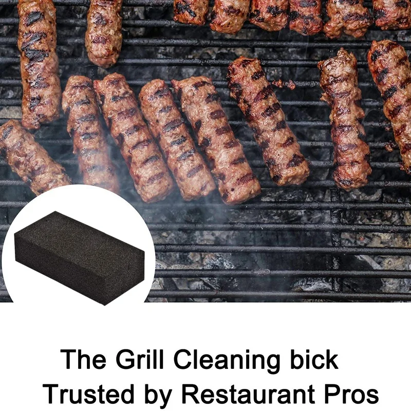 

6-Pack Grill Griddle Cleaning Brick Remove Grease Stains and Residual Dirt,Ecological Cleaning Stone for Outdoor Kitchen