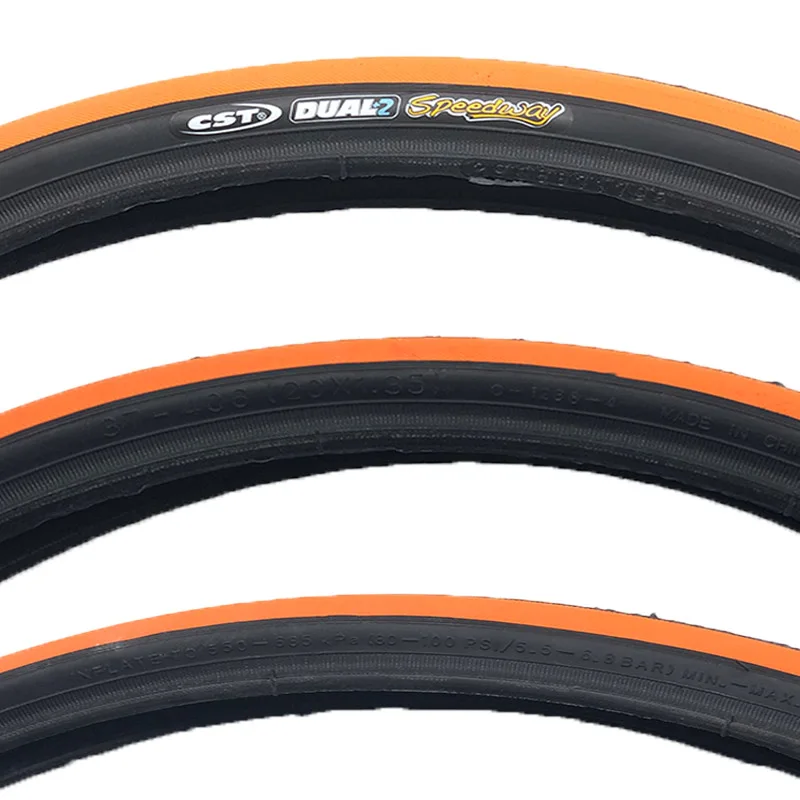 CST C1288 20 Inch 451 Bike Tires 20×1-1/8 28-451Yellow edge Bicycle | Спорт и развлечения