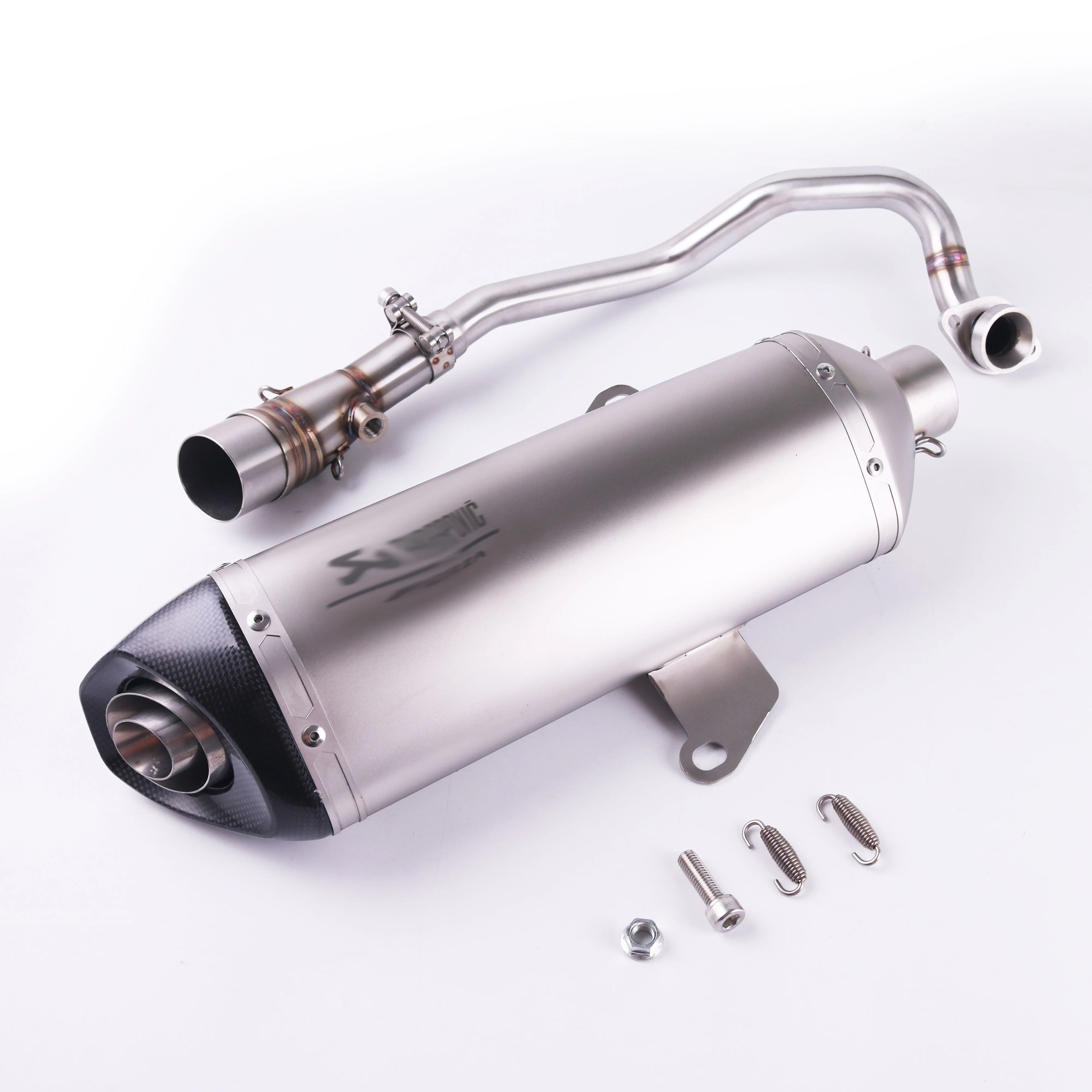 Мотоцикл Полная система выхлопной глушитель среднего звена трубы скольжения для