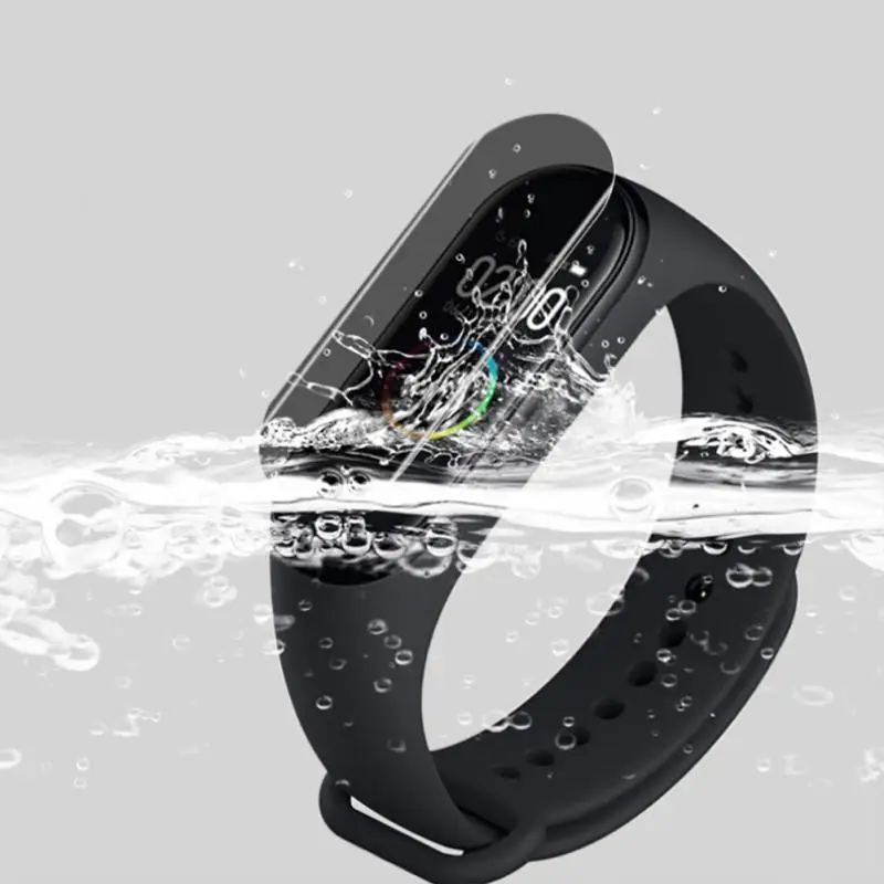 Privacy Protector Film For Xiaomi Mi Band 4 Anti-Spy Soft Hydrogel HD Smart Watch Protective flim | Электроника