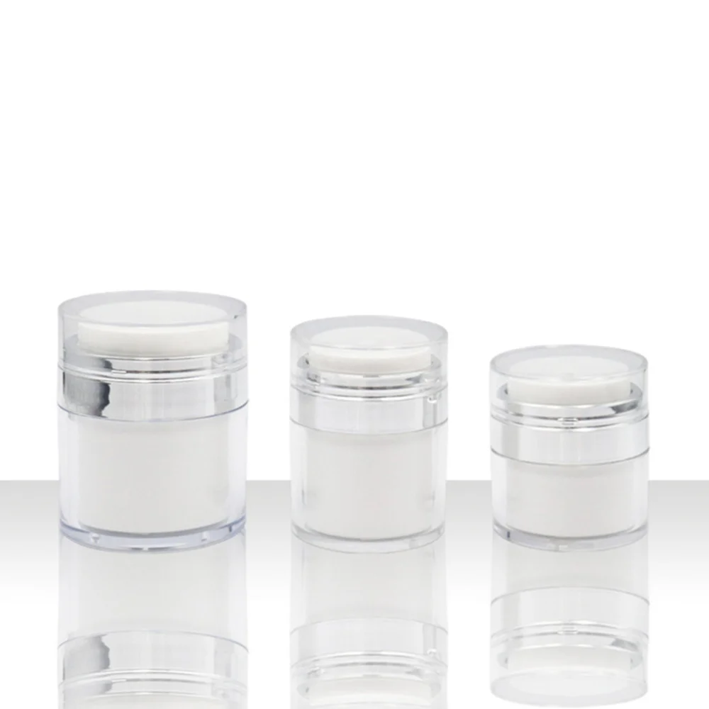 

3 Pcs 1 Bag Portable Sub Jars Refillable Lotion Bottles Portable Creams Bottles