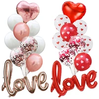 2020 wedding decoration love balloon bride to be mr mrs wedding balloon baby shower table decor bachelorette party supplies