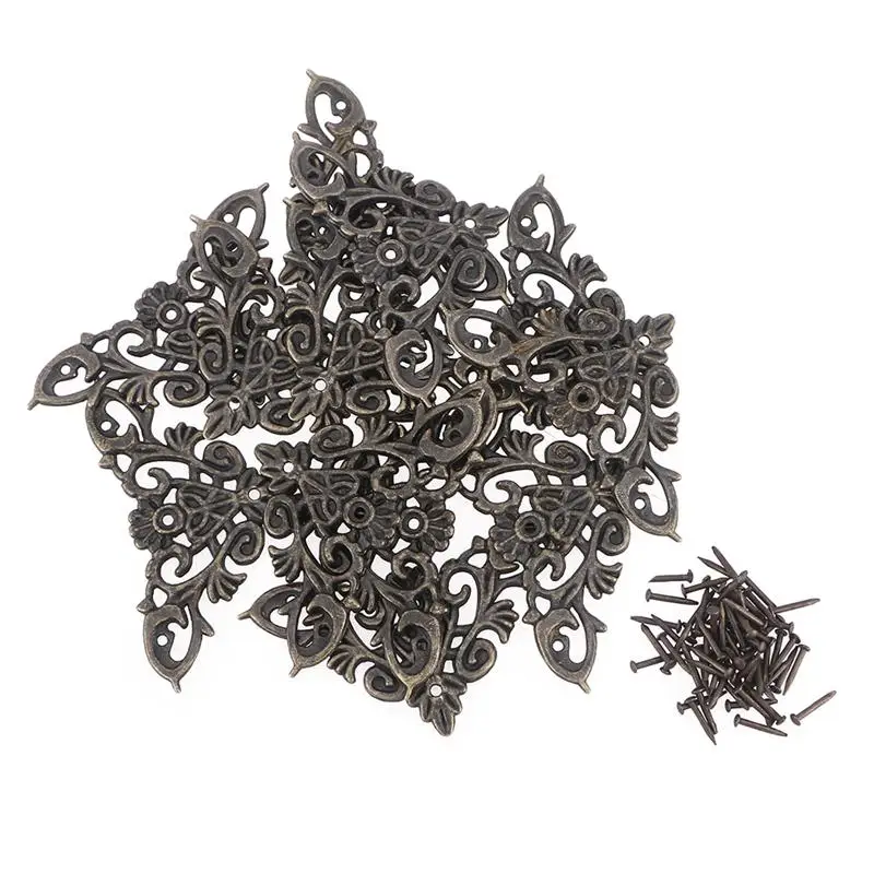 12 шт. в упаковке стиле ретро угловойой протектор DIY амулеты из сплава металла и