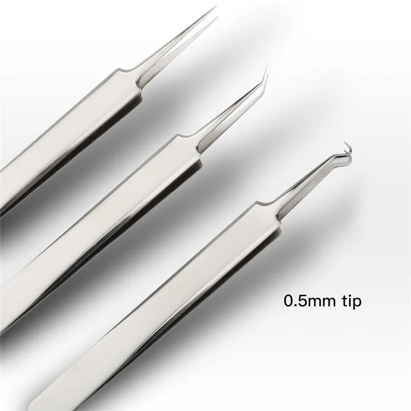 Нержавеющая сталь экстрактор для удаления угрей иглы точки акне очиститель