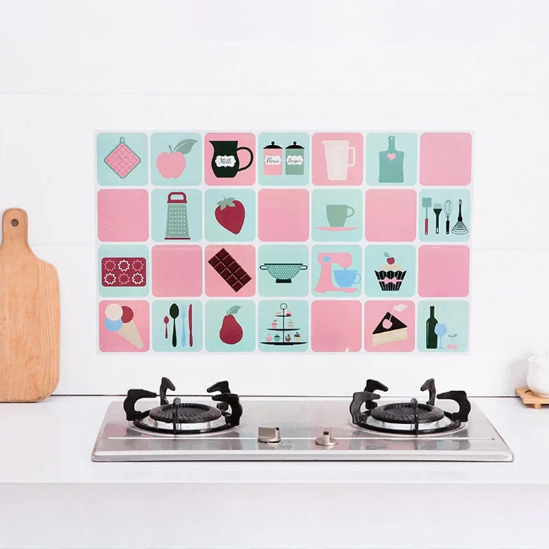 Алюминиевая фольга для кухни стикер шкафа водонепроницаемые самоклеящиеся обои