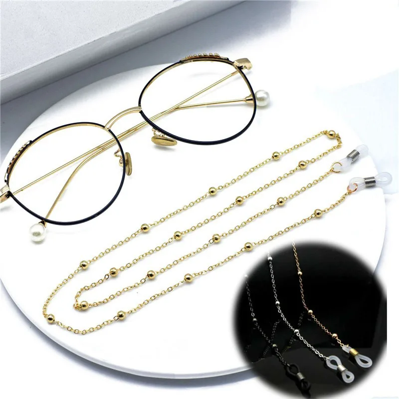 

Sunglasses Silver Glasses Neck Chain Gun Retainer Spectacles Cord Lanyard Gold