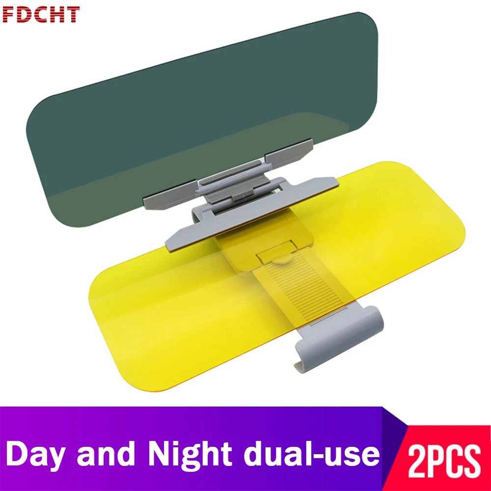 Автомобильный солнцезащитный козырек для дня и ночи авто зеркало вождения Hd анти