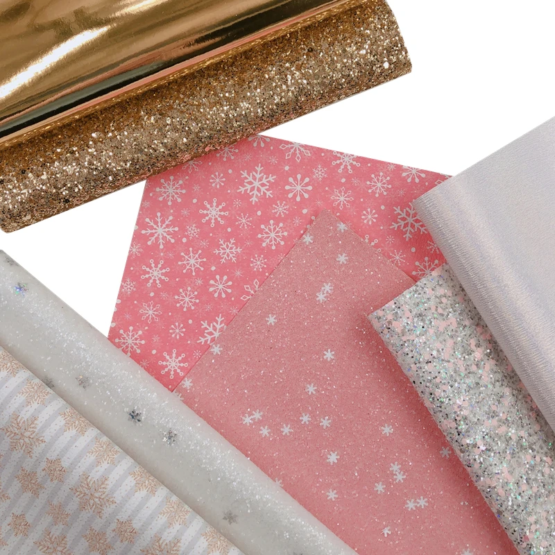 Новый лист радуги 30x2 2 см/A4 Розовые рождественские бумажные Снежинки из
