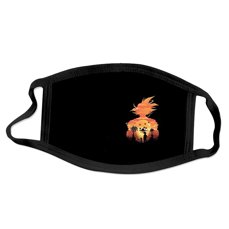 

Print Washable Earloop Face Breathing Mask Cycling Anti Dust Environmental Mouth Mask Respirator Fashion Black Mask