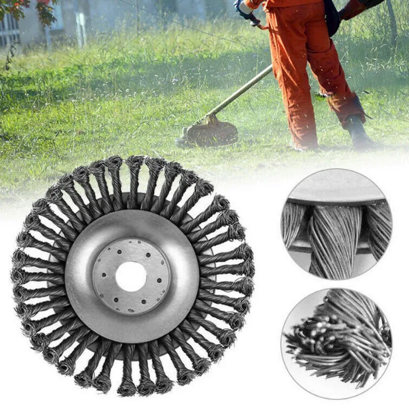 Головка триммера из стальной проволоки для сада устройство удаления пыли и