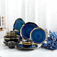 91826 piece phnom penh ceramics tableware set porcelain dinner plates saucers dessert soup bowl taste dish tableware service