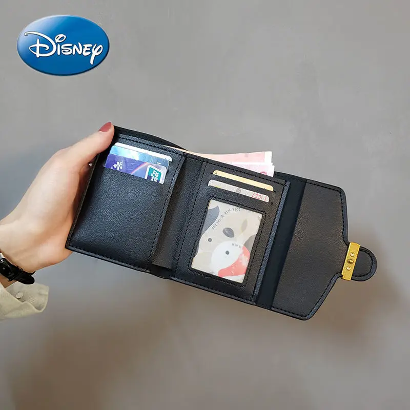 Disney Cartoon Mickey Mouse Wallet Short Cut Cute Small Coin Purse Lady Card Bag | Спорт и развлечения