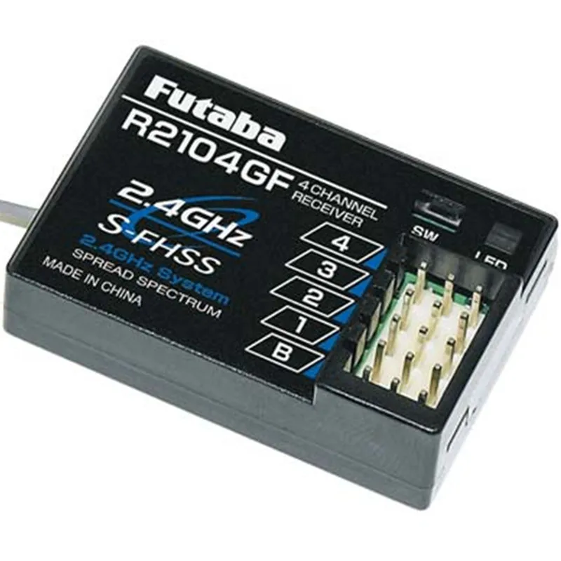 Futaba R2104GF 2 4G 4 канальный S FHSS высокое Напряжение автомобильный ресивер Rc лодка HV