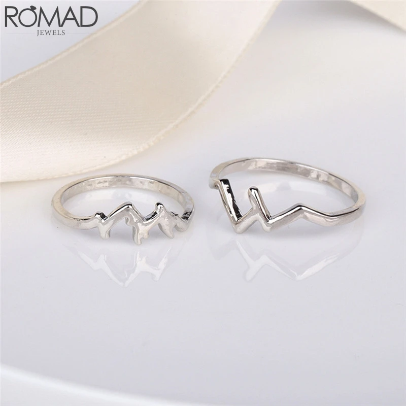 ROMAD горное кольцо Регулируемый кольца для женщин Свадебные обручальные