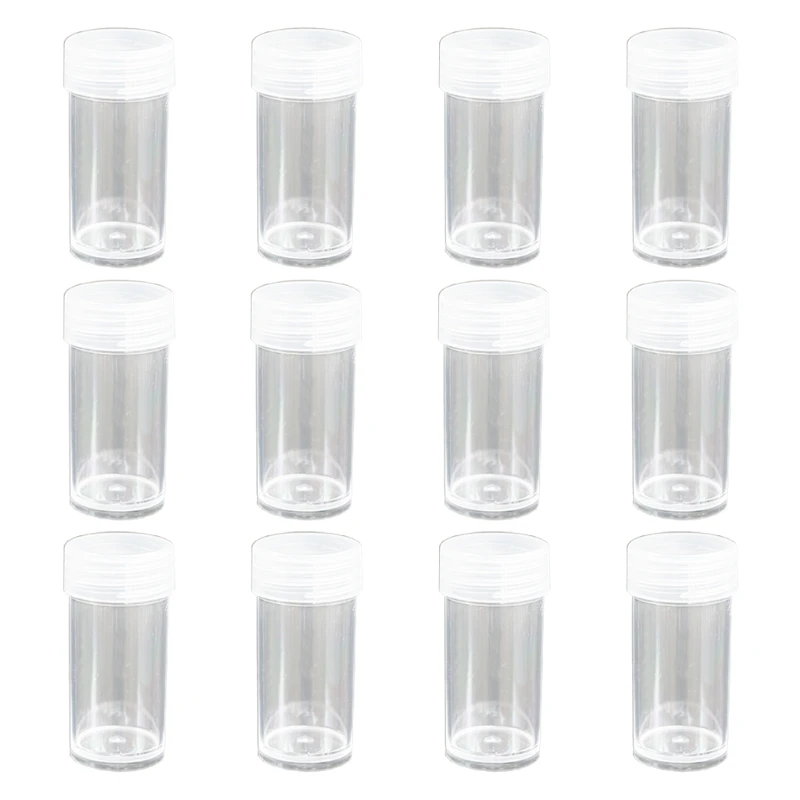 

Clear Plastic Bead Storage Containers Set Jars Diamond Painting Accessory Box Transparent Bottles with Lid for DIY Diamond