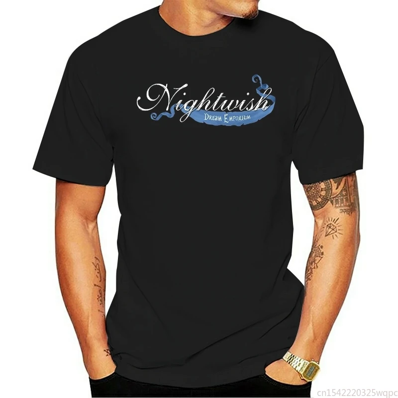 

Casual Printed TeeNew Style Men NOLAii Mens Nightwish Logo Cotton T Shirts Black O-Neck Short-Sleeve Tee Shirt