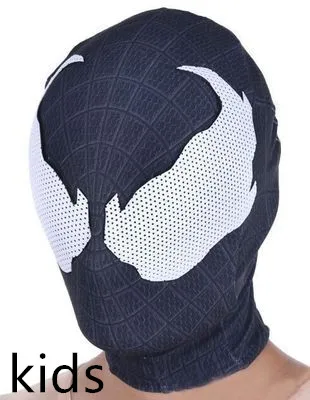 Nylon masks kids Латексная Маска Venom с длинным языком, латексная маска Venom, Шапка-бини, латексные маски Venom, шлем, Вечерние Маски на Хэллоуин - Цвет: Nylon masks kids