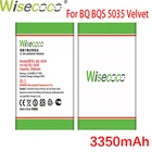Батарея Wisecoco BQ5035 3350 мАч для BQ BQS 5035 Velvet 5020 5065, замена батареи телефона + номер отслеживания