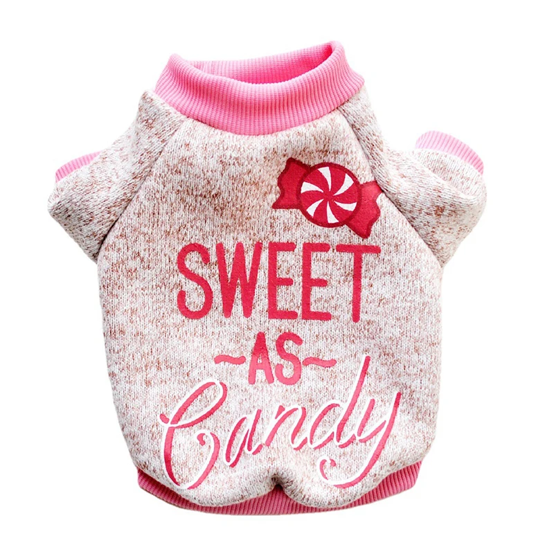 Теплая одежда для собак куртка щенков пальто кошек свитер зимнее маленьких