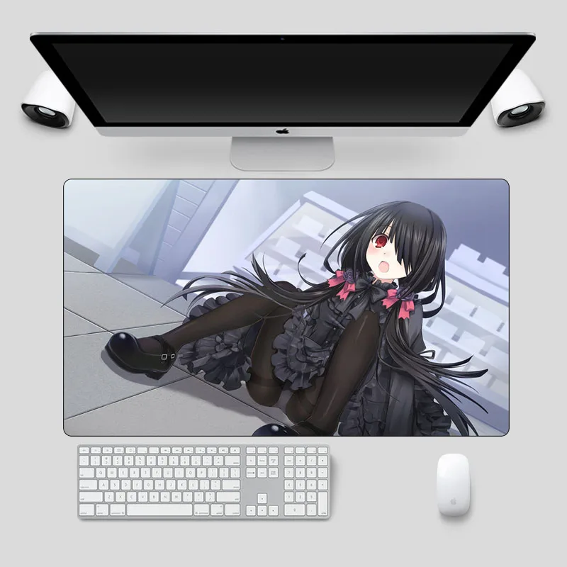 Коврик для мыши в японском стиле аниме DATE A LIVE 70x40 см большой прочный игровой