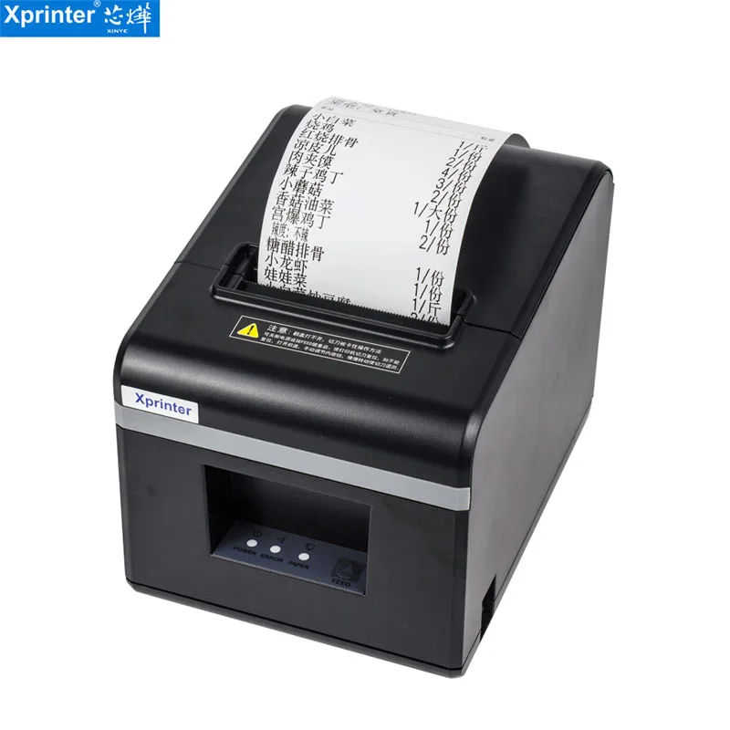Xprinter takeaway network kitchen catering cashier machines Bluetooth thermal receipt printer automatic paper cutting knife 80mm