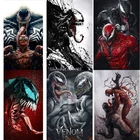 Постеры с изображением героев фильмов Марвел: Веном, ненастоящая карнидж, Ранняя Картина на холсте, печать на стене, декоративные картины для спальни