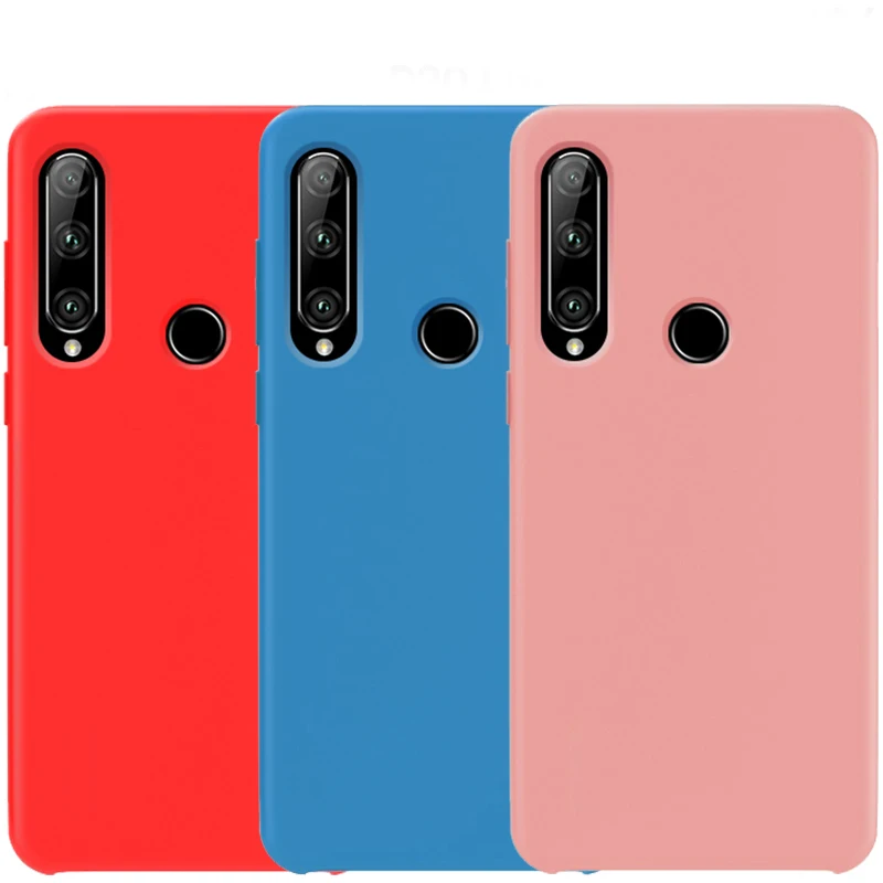Для huawei P30 Lite чехол из настоящего мягкого жидкого силикона чехол для huawei P20 Lite P30 Pro Защитный матовый чехол
