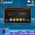 Автомагнитола Eunavi, 2Din, Android, сенсорный экран 9 дюймов, HD, для Honda CRV 2006-2011, GPS-навигация, мультимедийный стерео видеоплеер DSP