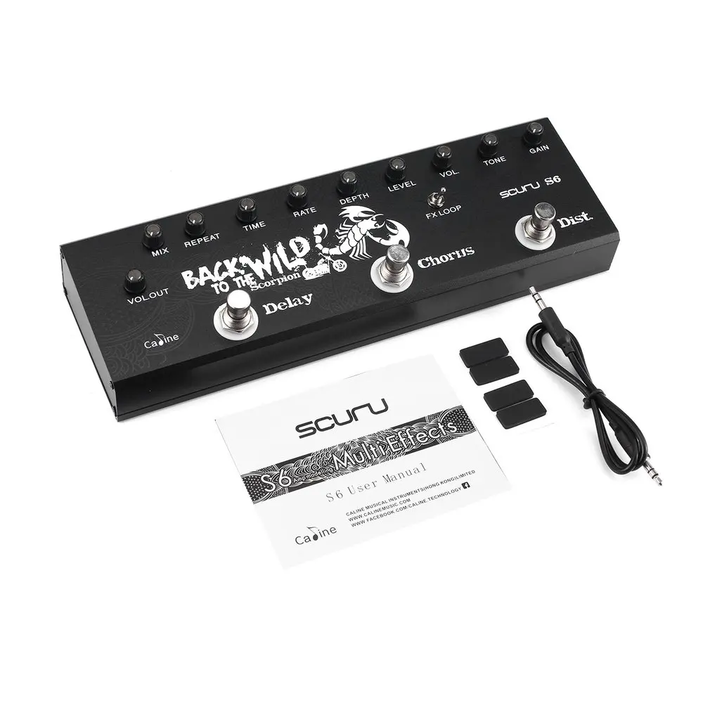 Electric Guitar Effects Pedal Bass Vacuum Tube Headphone Amplifier For Pure Analog Flanger Effect | Спорт и развлечения
