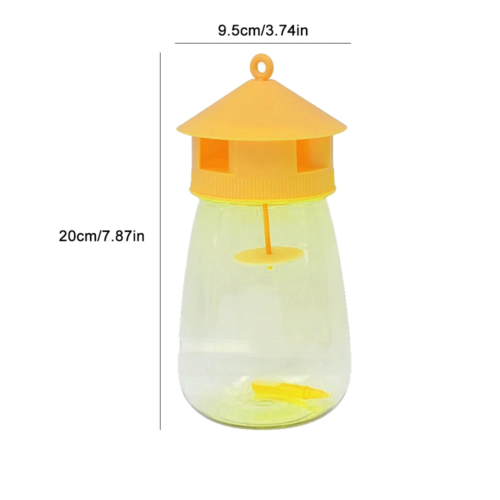 

1 PCS Hanging Fruit Fly Catcher Trap Bottle Bait Lure Insect Flies Hanging Honey-Trap Catcher Killer Pest Trapping Tools